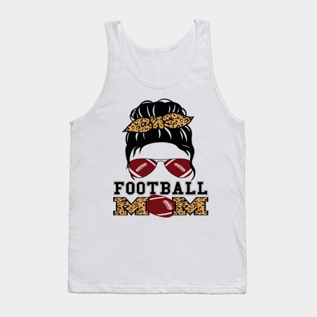 Football mom Tank Top by David Brown